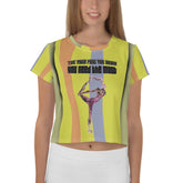 Zenith Peak Women's Crop Tee front view.